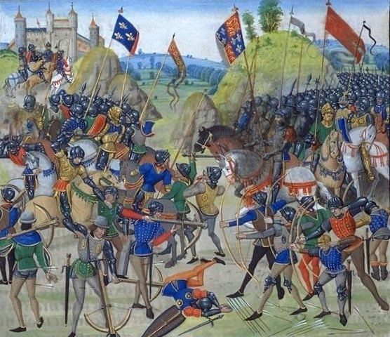 Picture Of Battle Of Crecy Froissart