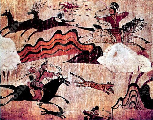 Picture Of Korean Horse Back Archery In 5th Century